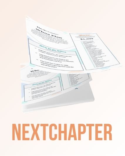 NextChapter Sell Sheets