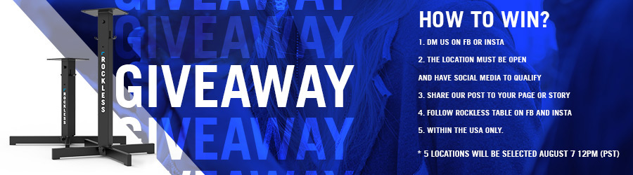 Rockless table giveaway