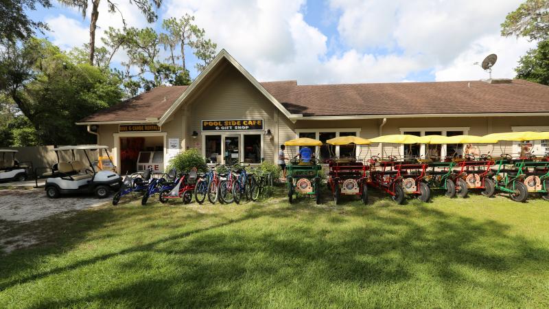 accessible camping office in Florida at Hillsborough River State Park