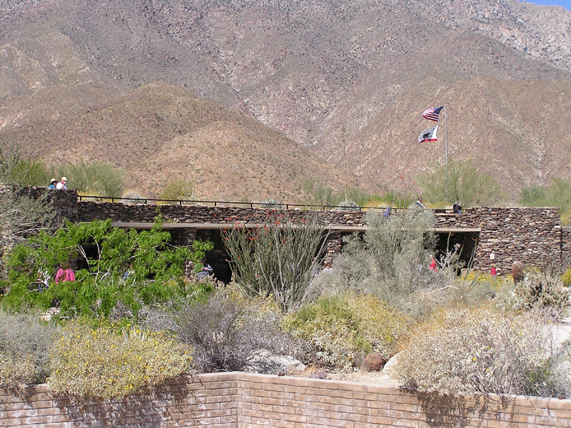 accessible camping and walkway in California at Anza-Borrego Desert State Park