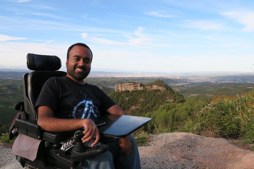 Srin from Accomable exploring Monserrat by finding accessible accomadations
