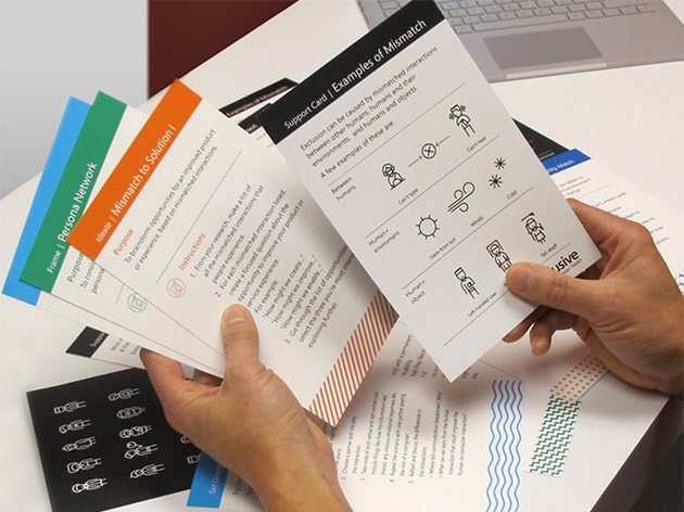 Microsoft Inclusive Design Activities to train about inclusivity in technology