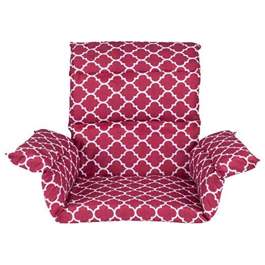 Wheelchair cushions help with comfort.