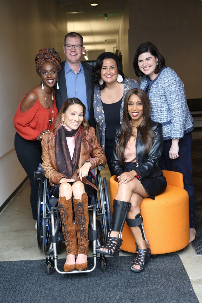 A diverse group of individuals with both visible and nonvisible disabilities