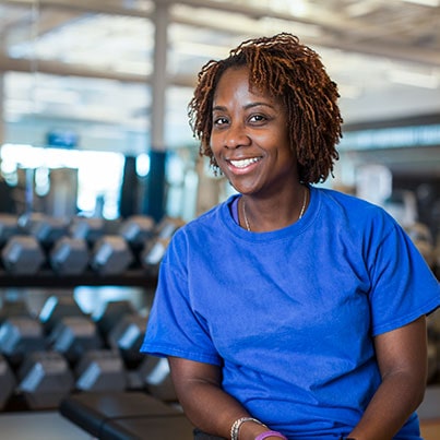 Toni Grimes is trains individuals with disabilities.