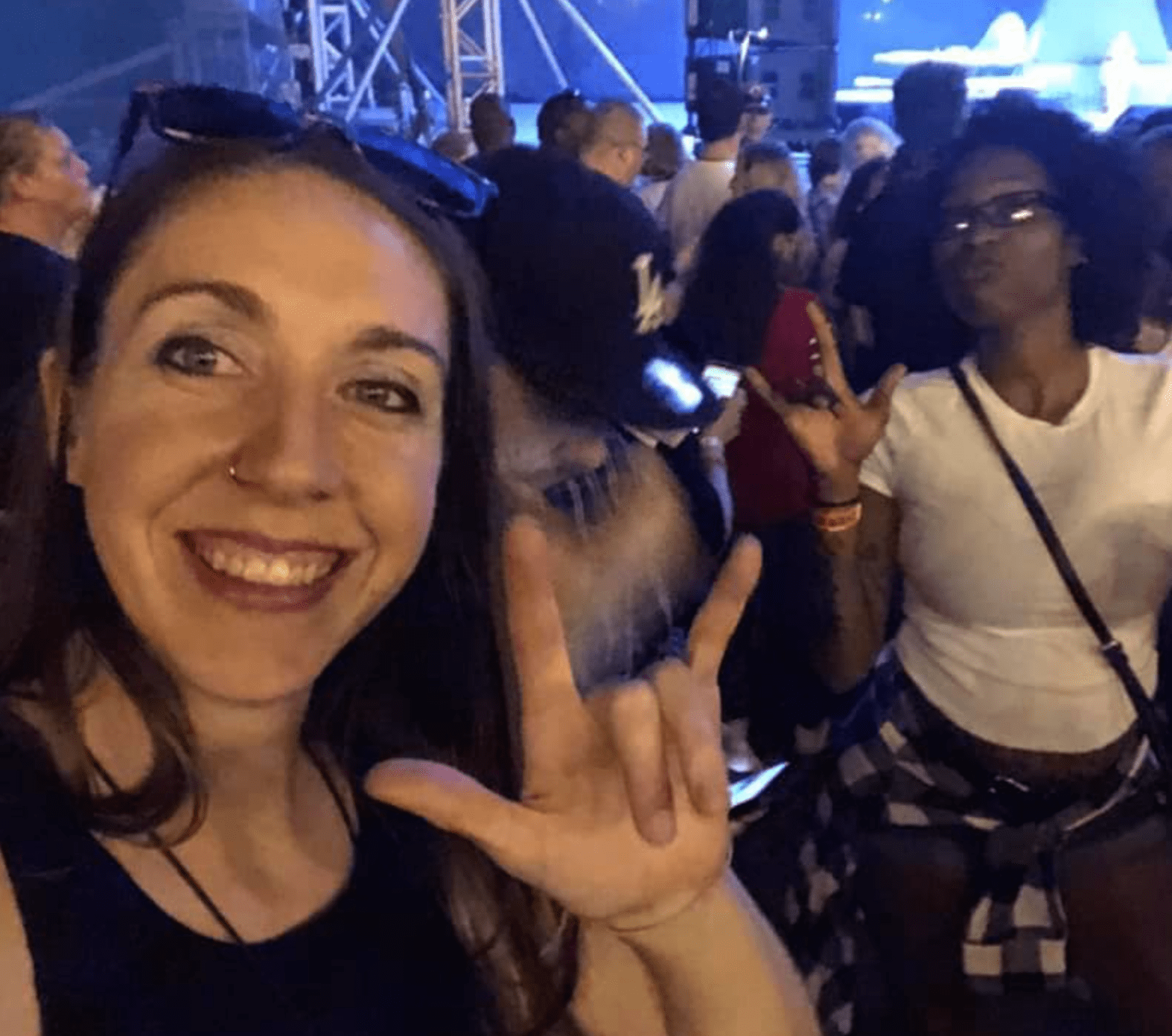Darci Zook enjoys concert thanks to ASL interpreters