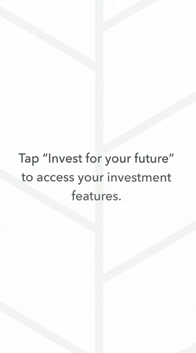 Acorn's user onboarding video in their mobile app