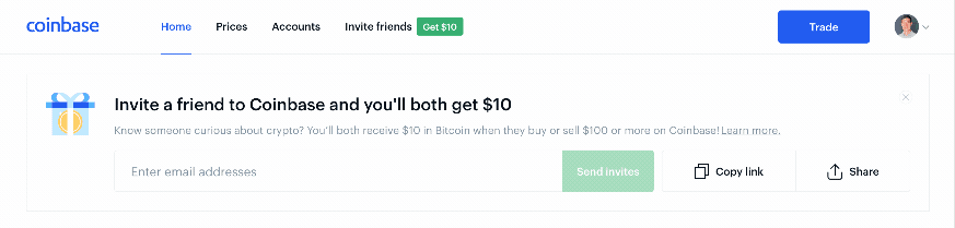 invite a friend email field gif
