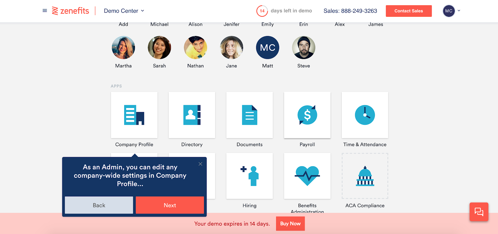 product demo onboarding walkthrough tooltip with next button 1