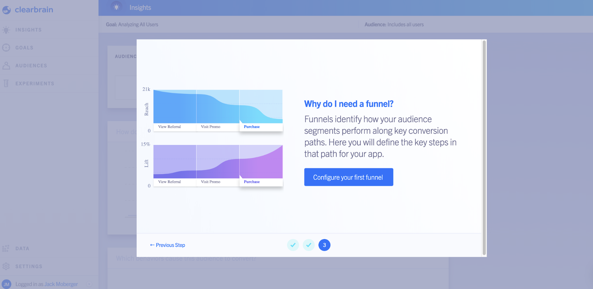 educating new users about the why