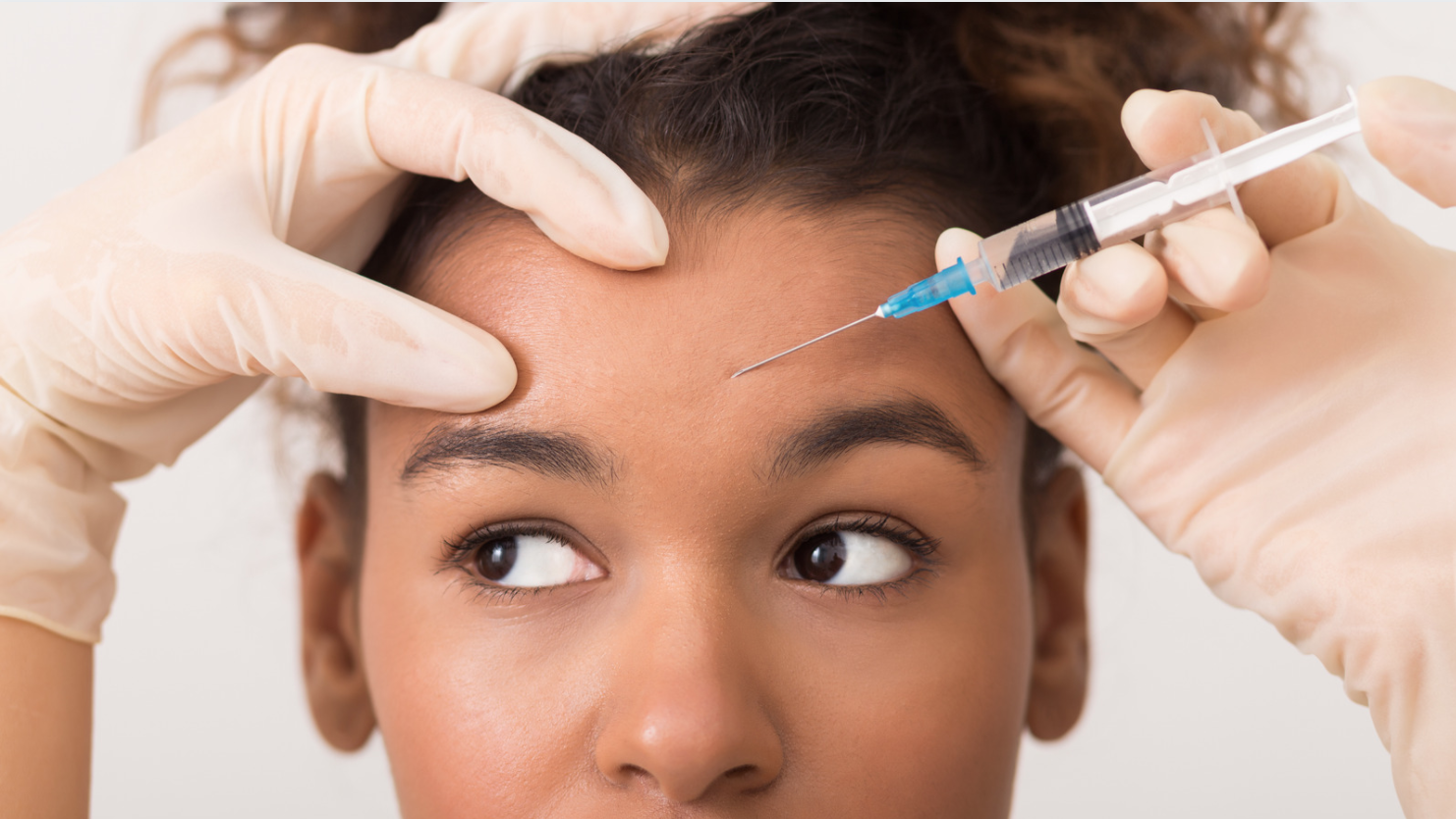 girl getting Botox injection