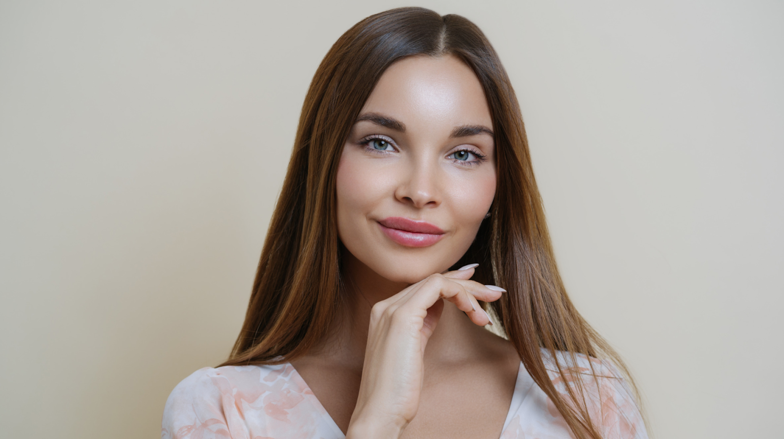 woman smiling