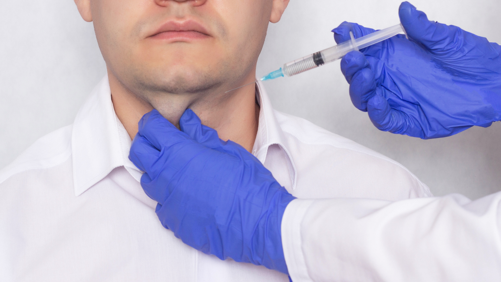 A men was injected
