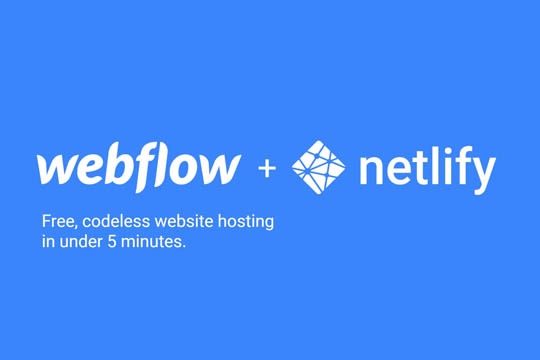 Host your webflow website for free using Netlify