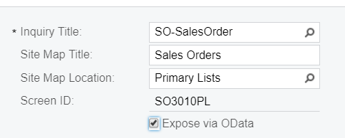 inquiry title, site map title, site map location, screen id