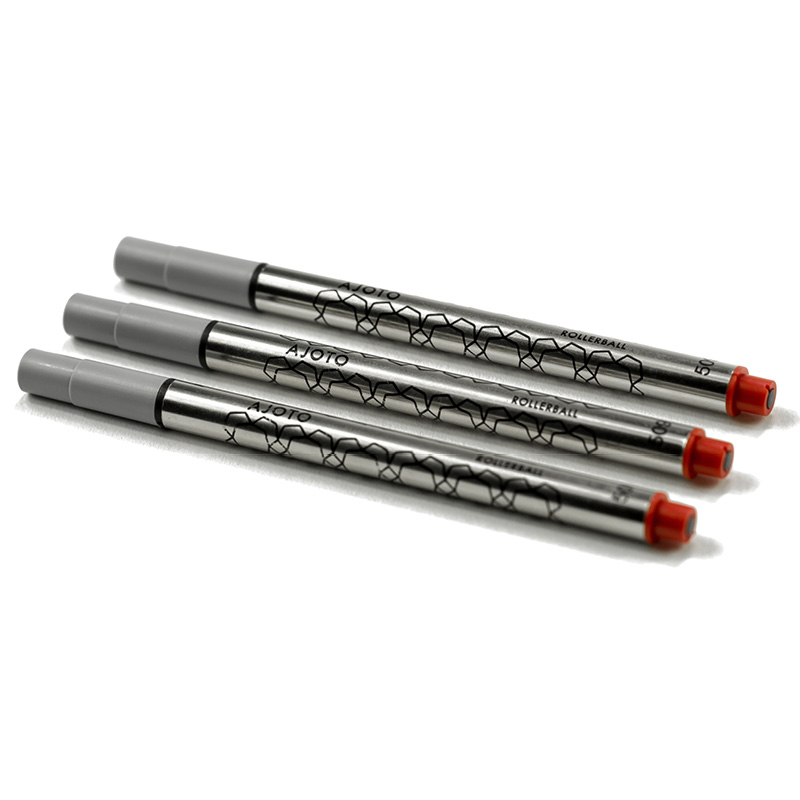 3 Pack Rollerball Refill (Red) The Shop AJOTO