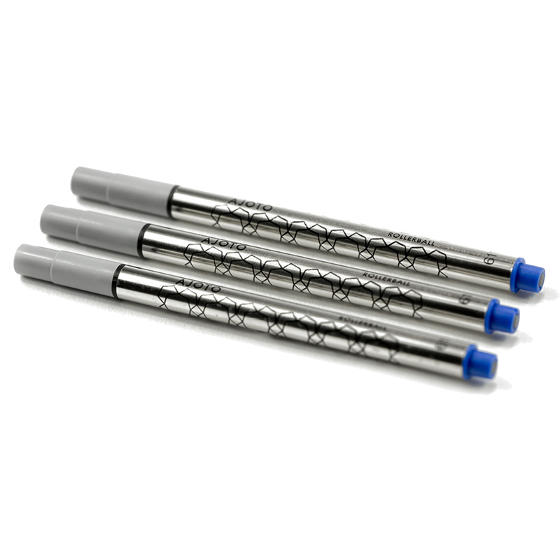 3 Pack Rollerball Refill (Blue) The Shop AJOTO