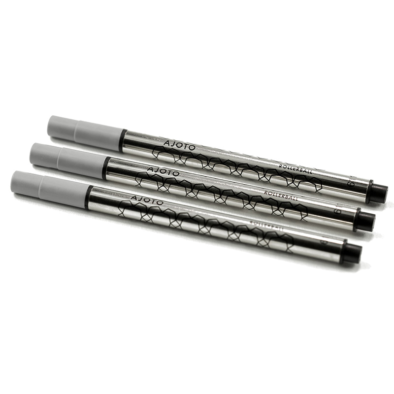 3 Pack Rollerball Refill (Black) The Shop AJOTO