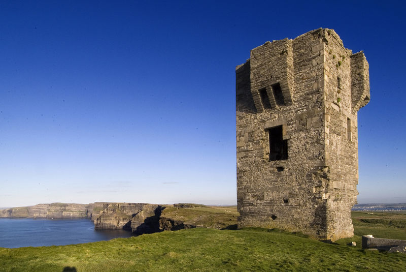 O Brien's Tower at the Cliffs of Moher in Country Clare