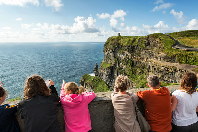 Marvelling at the Cliffs of Moher