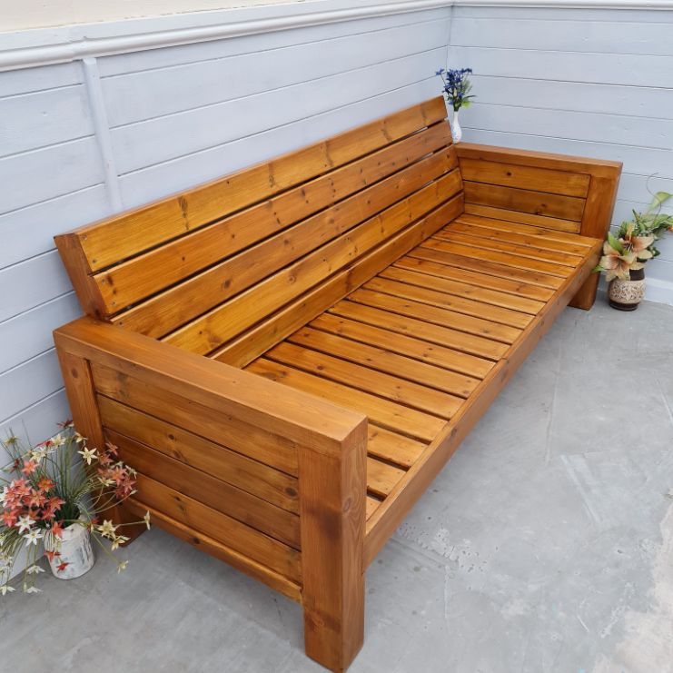 Wooden Garden Sofa Outdoor & Conservatory Sofas