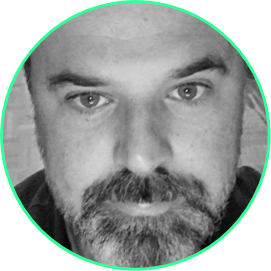 Daniel Schwarze - green flames
