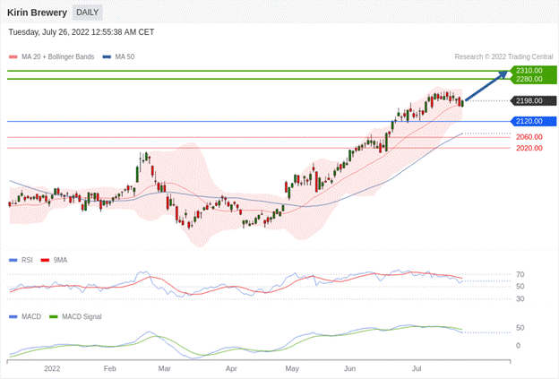 irin HoldingsCo technical view
