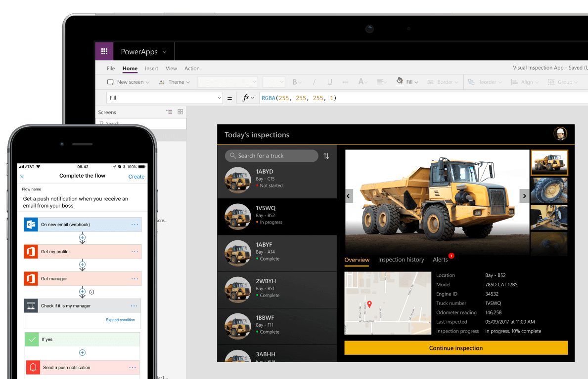 Microsoft mockup visualizations