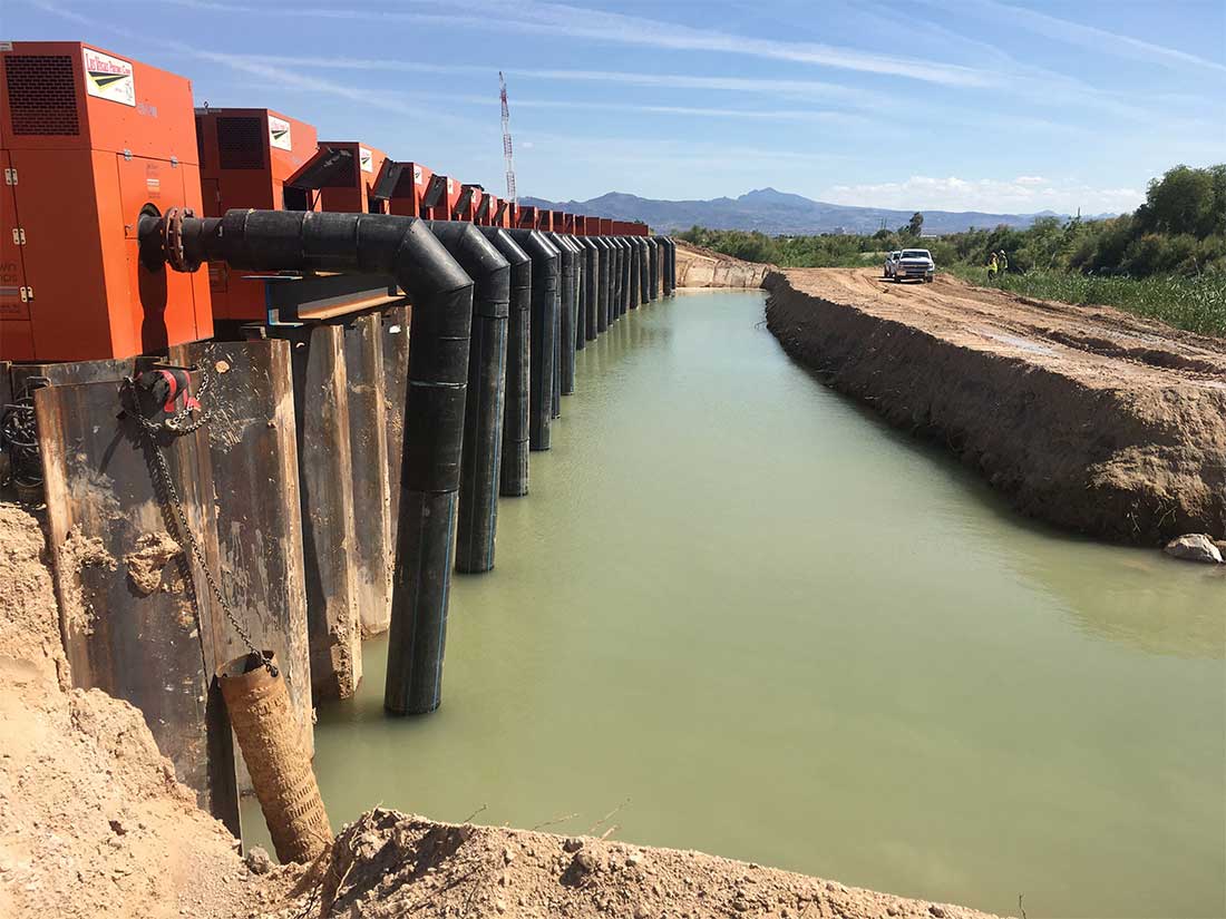 Sewer Bypass Pumping Western US Multiple Pump Solutions