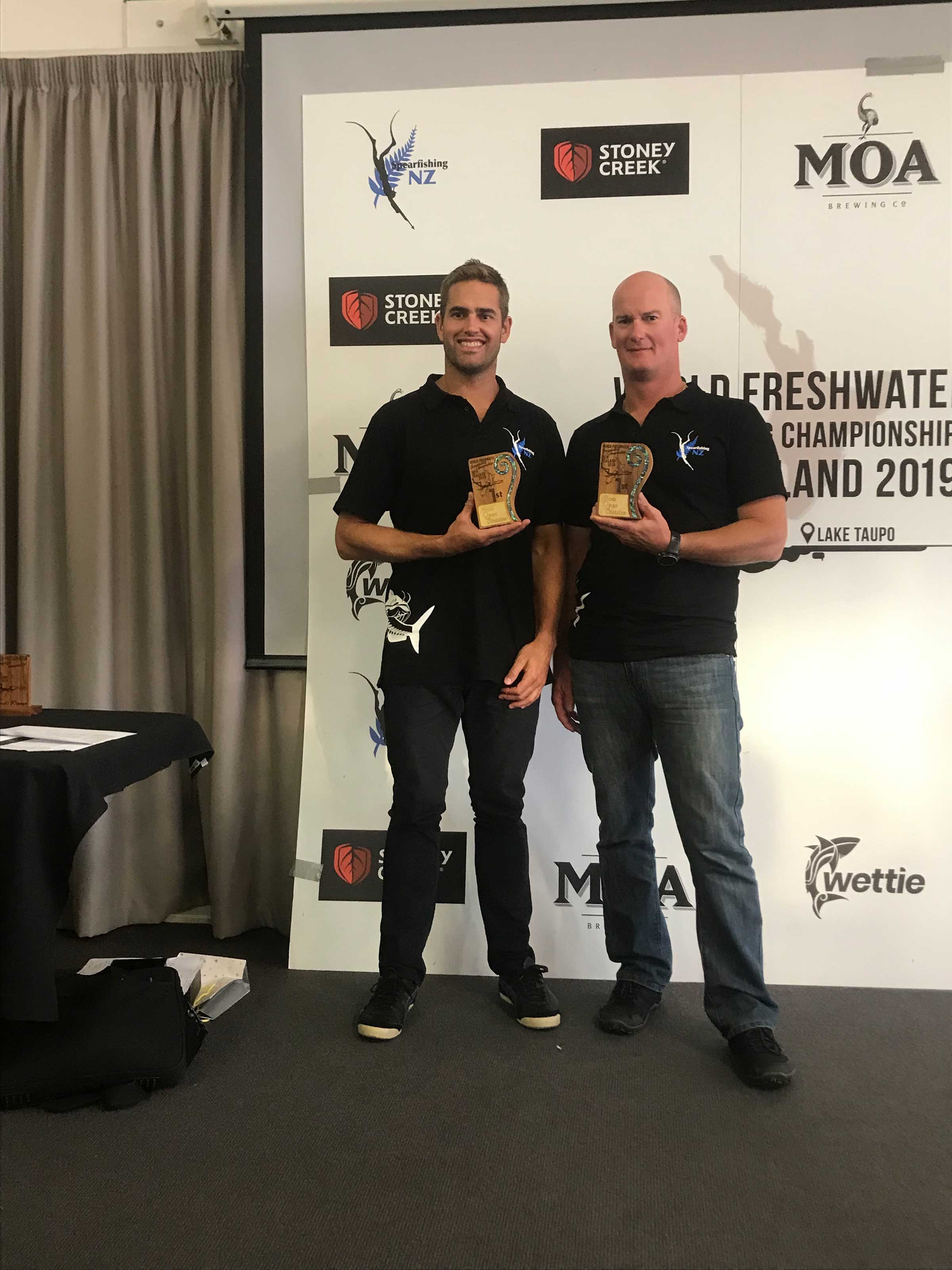 Moss Burnmester and Nat Davey: Recent Winners of World Freshwater Champs
