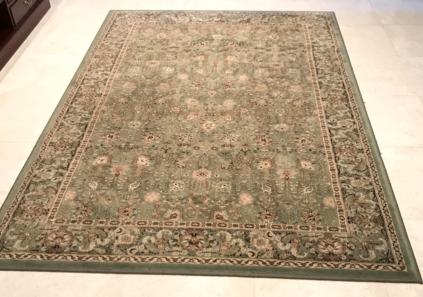 Before and after of tiles cleaned