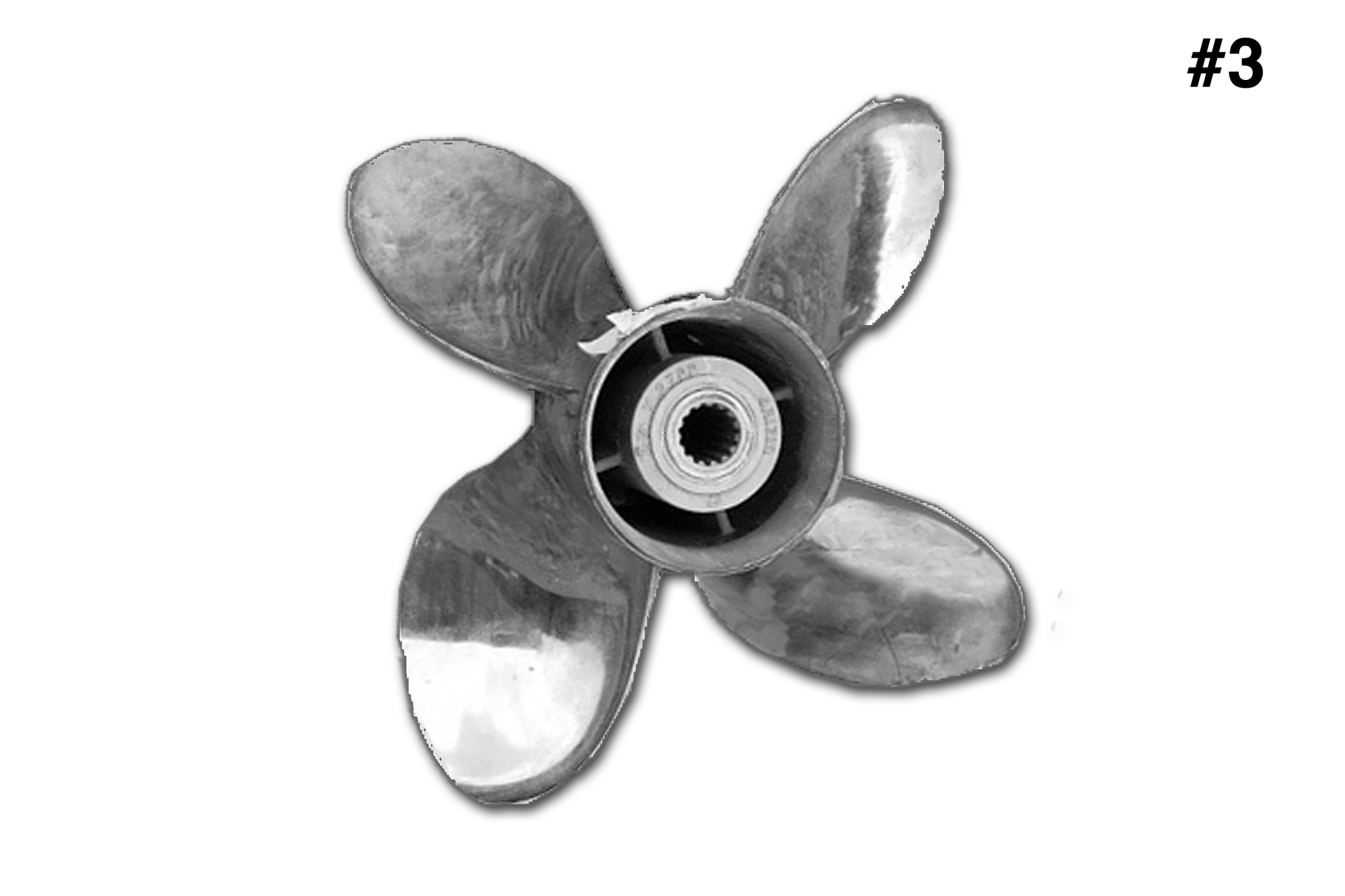 (3) Stainless Steel Prop 13.25 x 27 RH Harbortowne Marine Ship Store