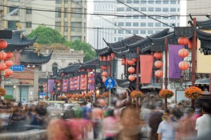 busy chinese street