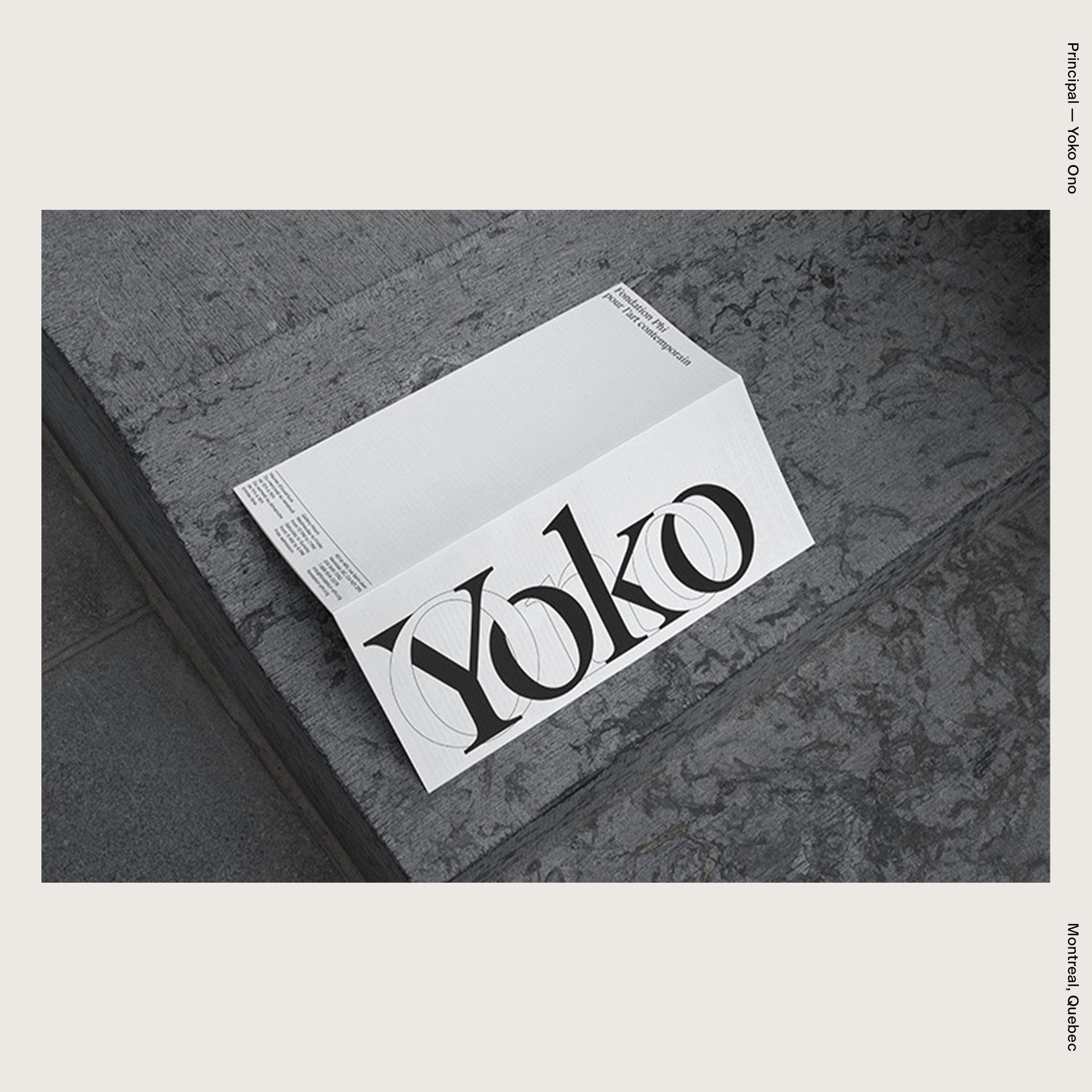 Principal — Yoko Ono