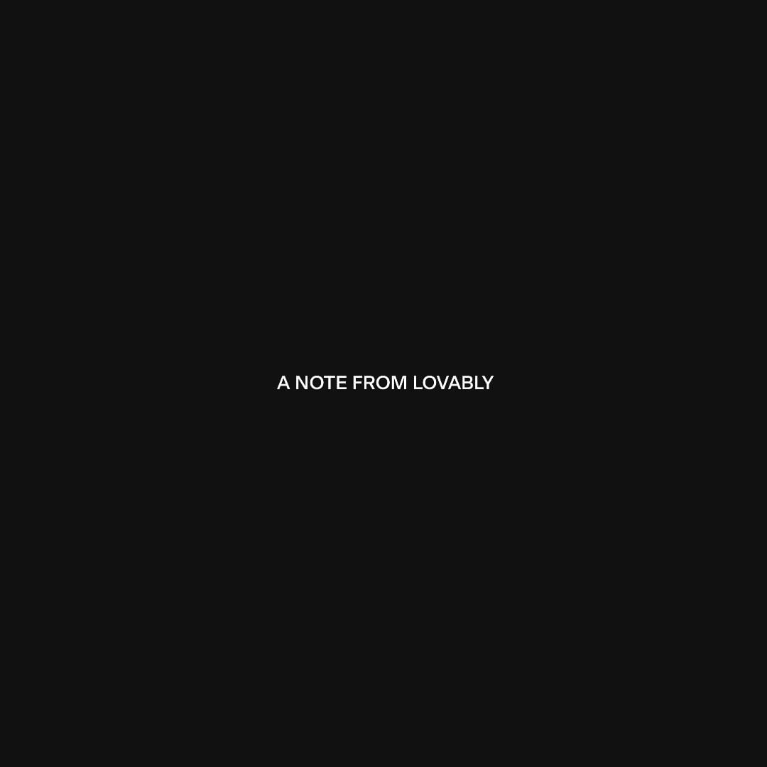 A Note From Lovably