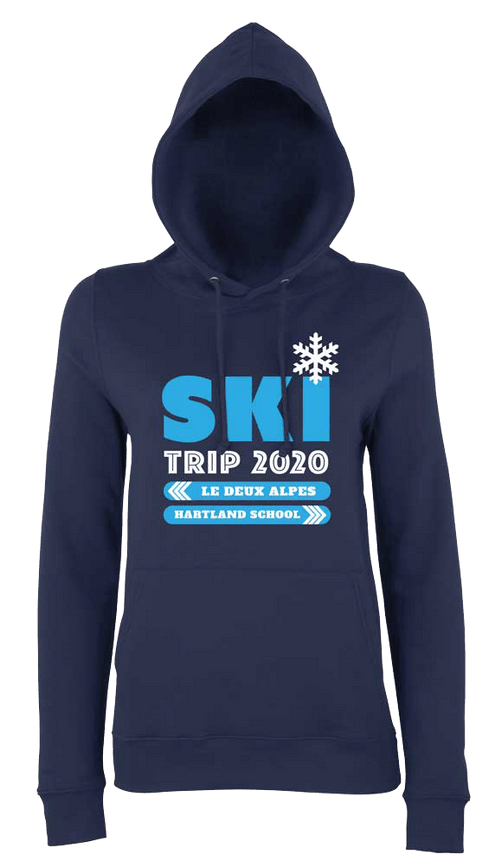 Ski Trip Hoodies Personalised School Ski Hoodies