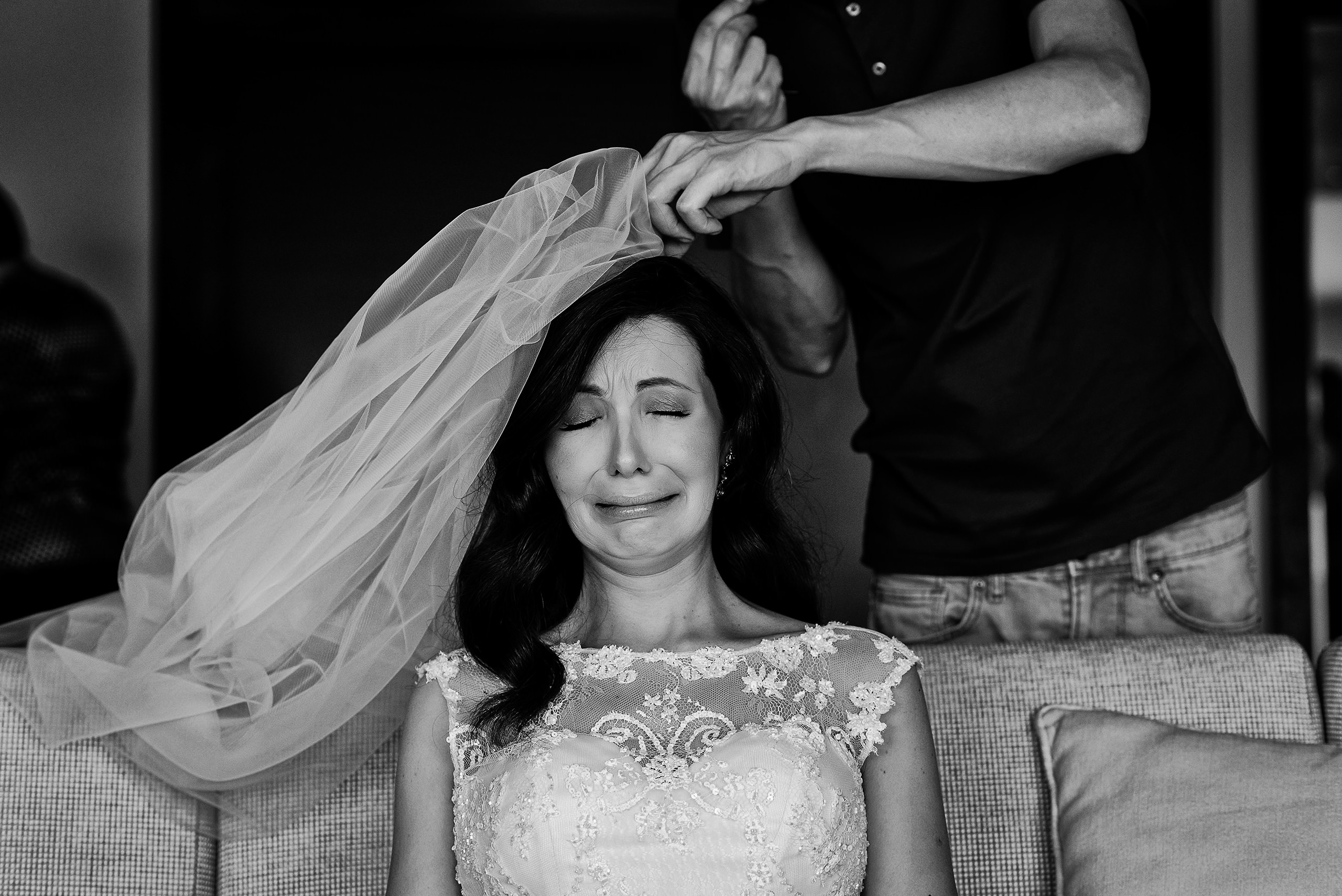 Bride getting ready wedding Bucharest Romania Mogosoaia