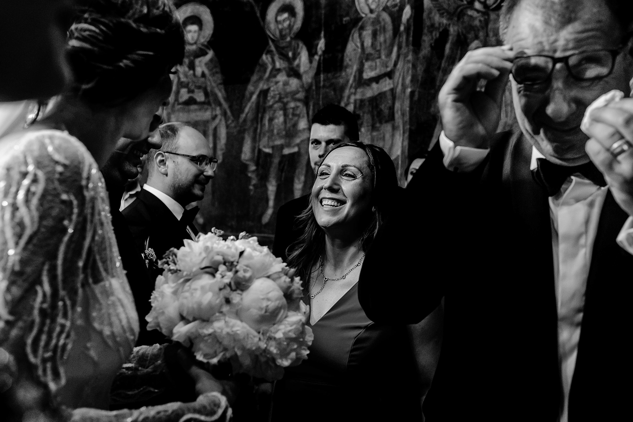 emotional father Orthodox wedding Bucuresti Romania