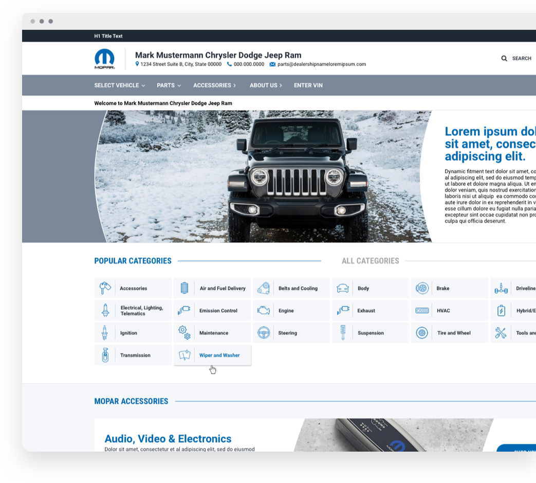 SimplePart Mopar Parts Online