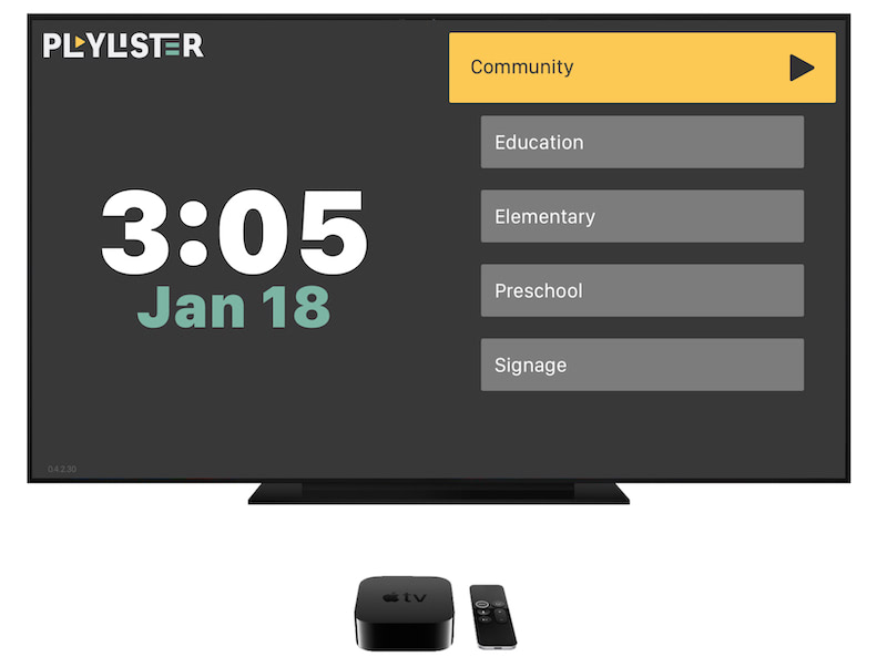 Playlister Apple TV