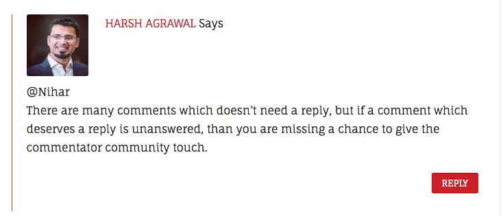 comments