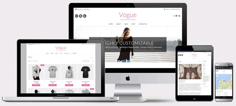 E-commerce website design