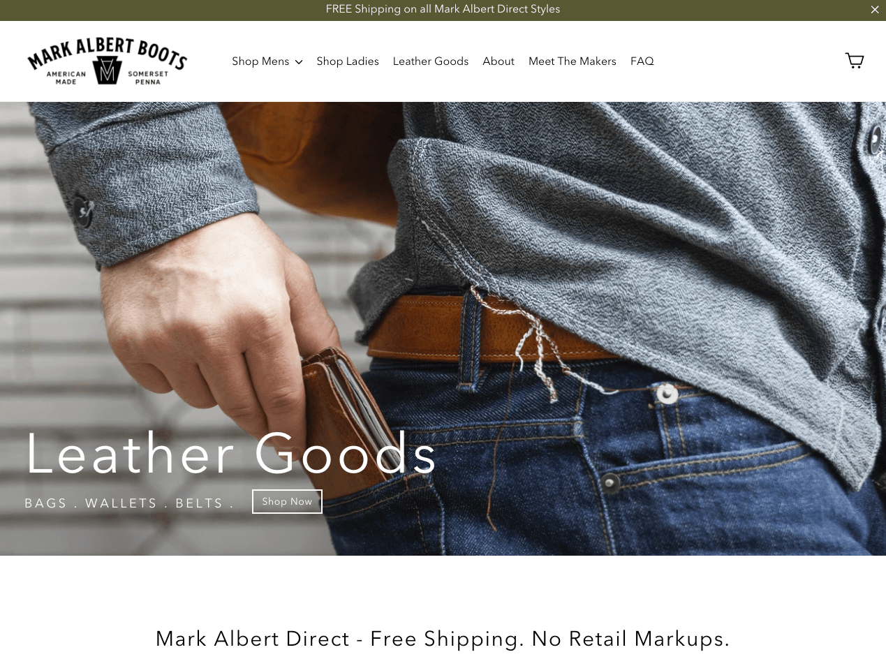mark albert boots' homepage