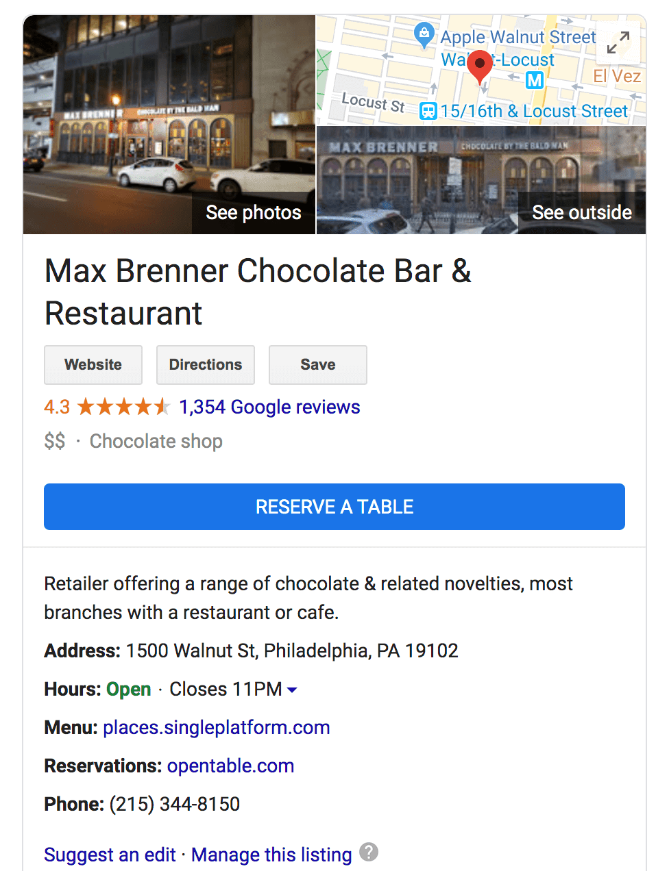 google business listing philadelphia