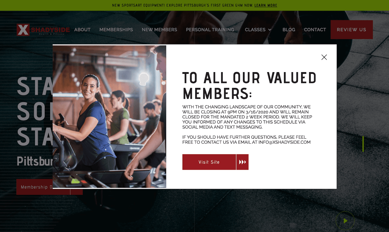 Update Website