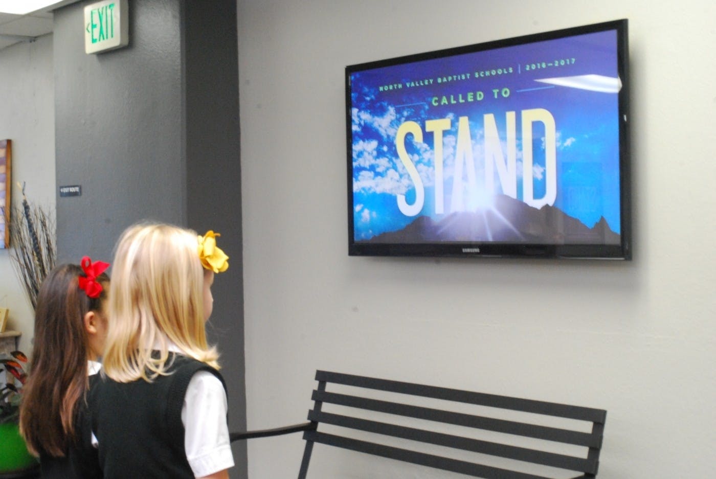 Digital Signage in a church