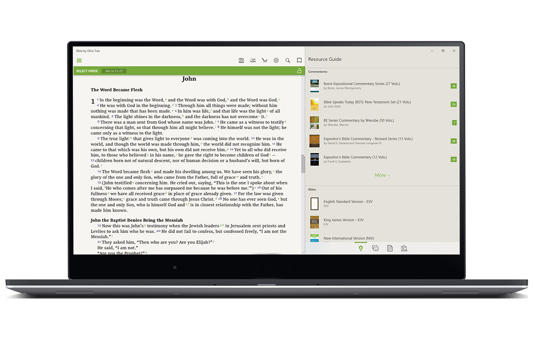 Olive Tree's Bible app