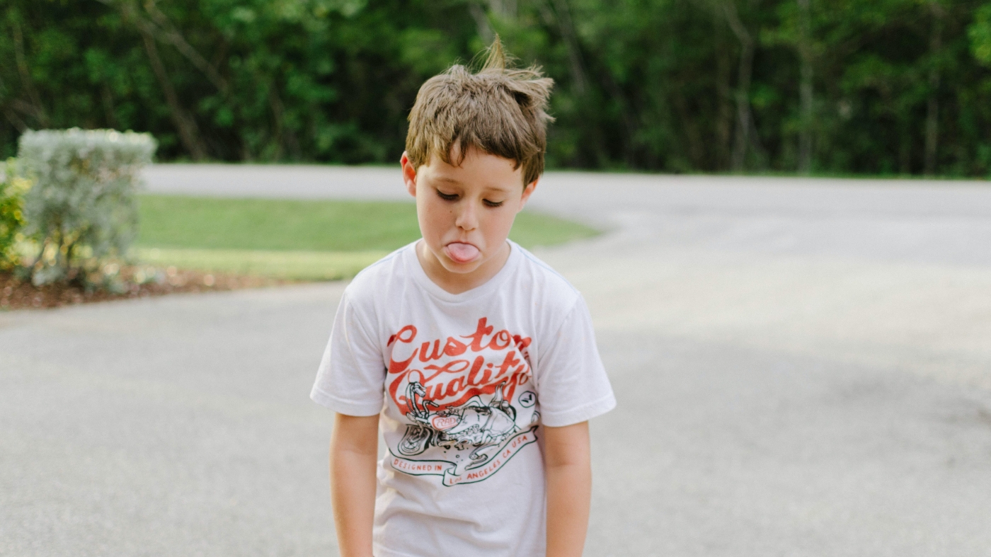 Kid sad wondering why me