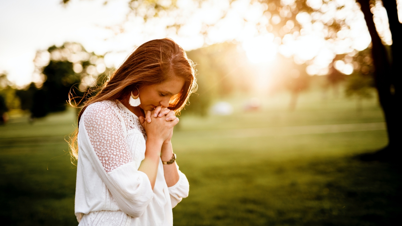 Woman praying