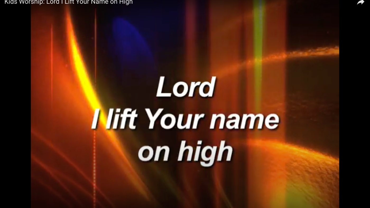 Lord I lift your name on high cover image